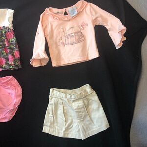 Mary Kate & Ashley Infant Top & Short Set Sz 12 mo 2 piece